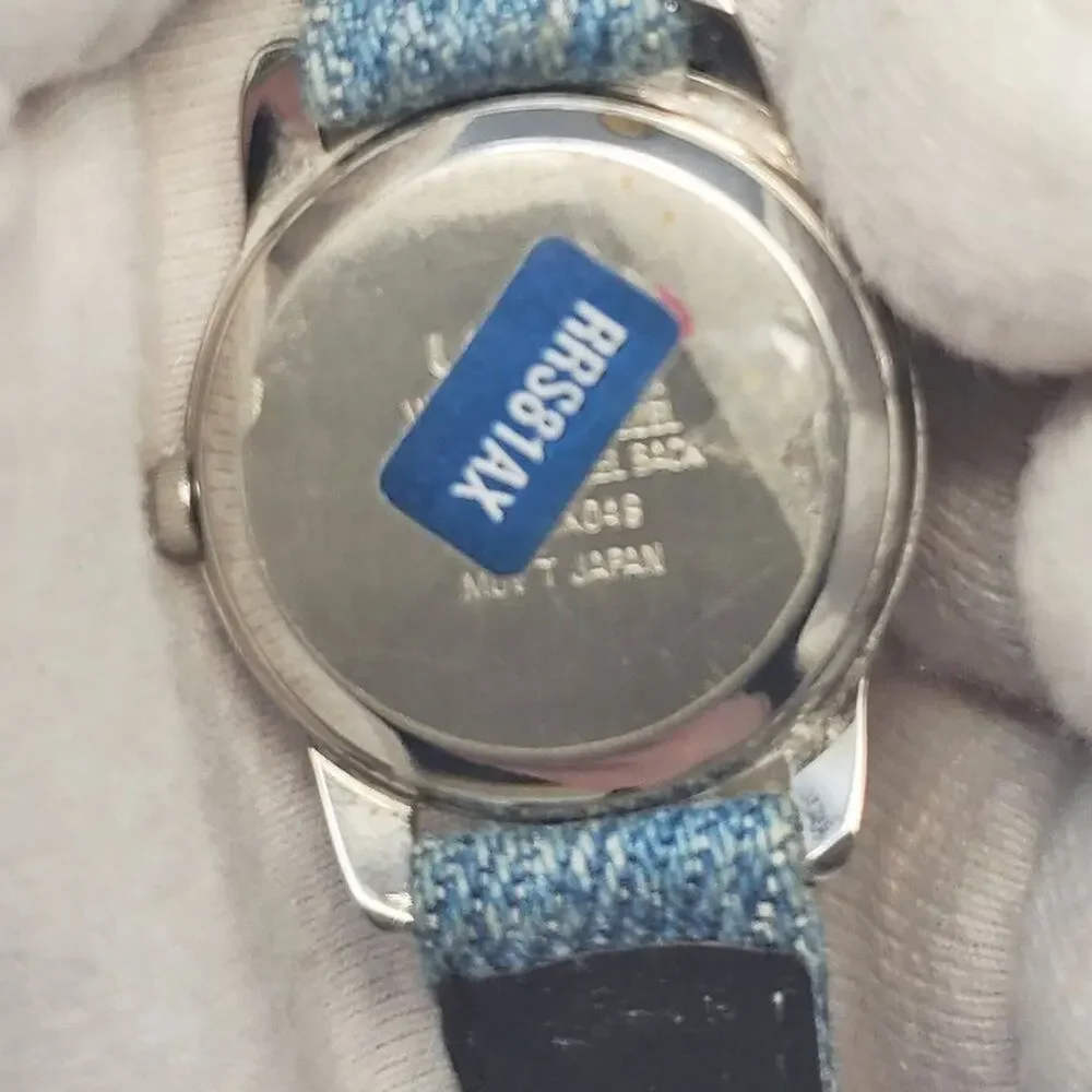 Disney X Lorus Daisy Duck ULTRA RARE VTG Denim Watch  H2F